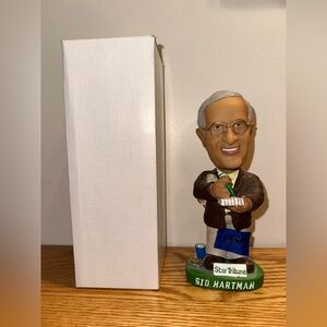 Bobble Dobbles Sid Hartman Bobblehead Minnesota‎ Sports Star Tribune Newspaper